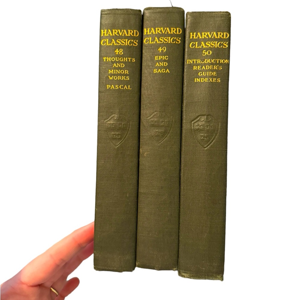 The Harvard Classics. Dr. Eliot’s Five-Foot Shelf Of Books. Books 48, 49 & 50.